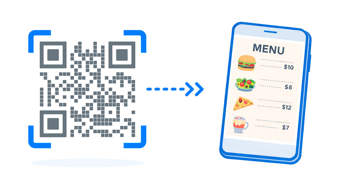 QR Code de localização para restaurantes e atendimento local